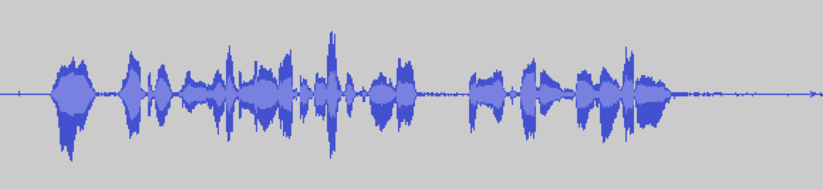 example of audio wavelengths before noise reduction 