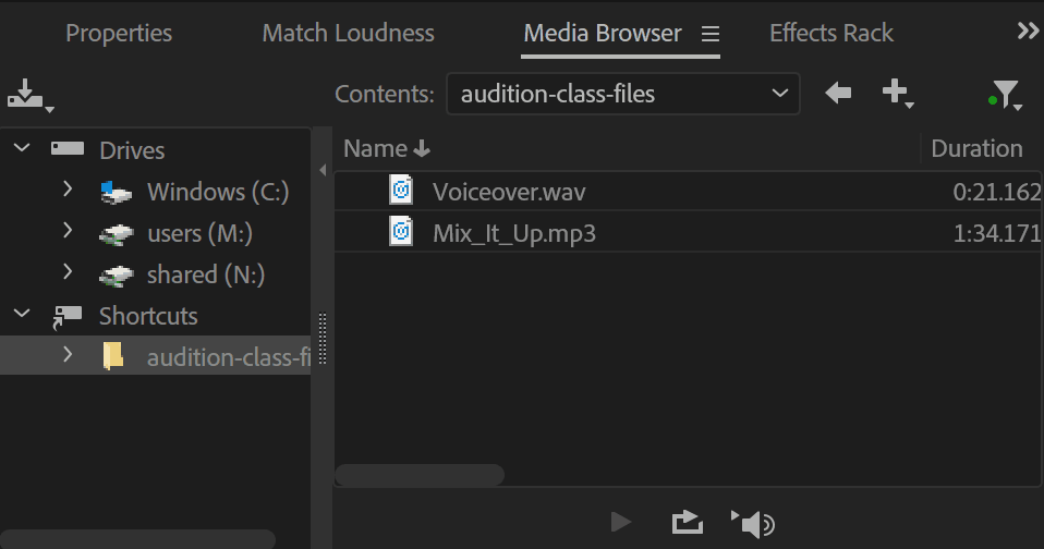 gif showing how to activate the auto-play feature within the media browser panel