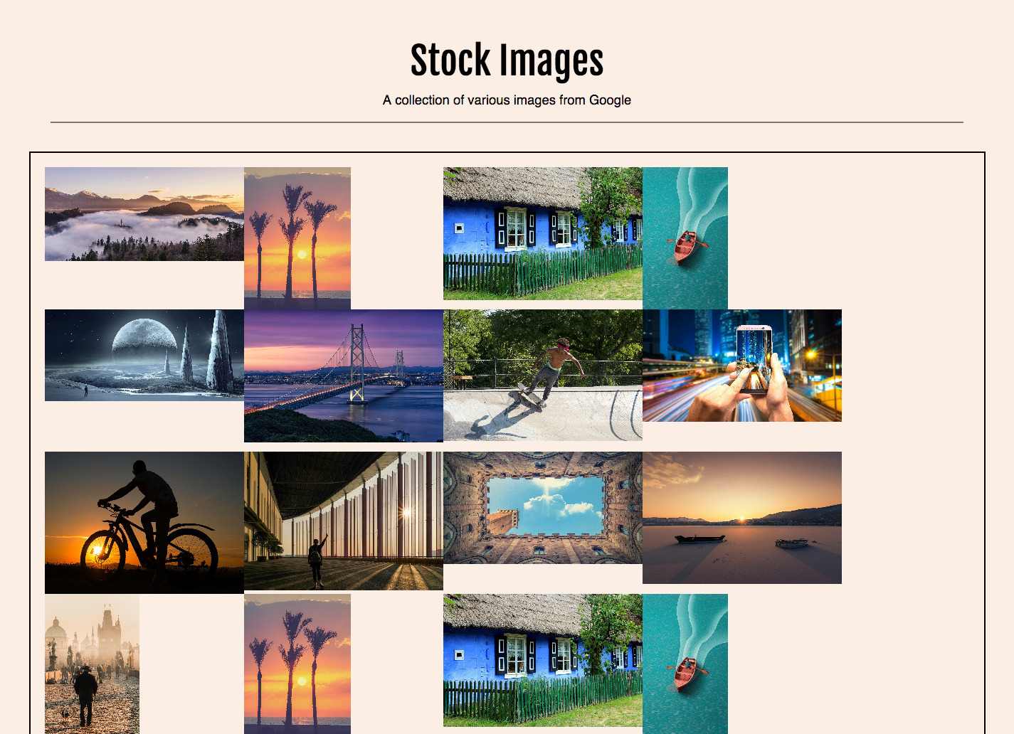 Visual example of grid-template-rows