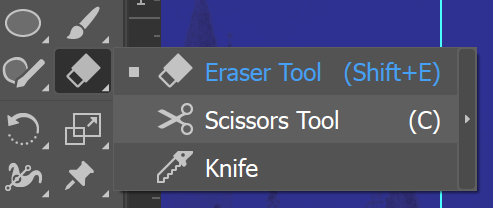 scissors tool icon