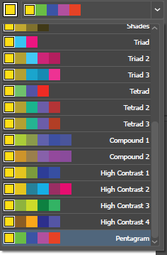 pentegram palette from the color guide