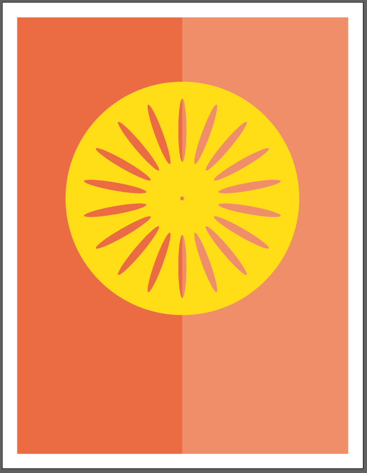 example of the border on the poster