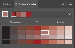 monochromatic lighter red shade