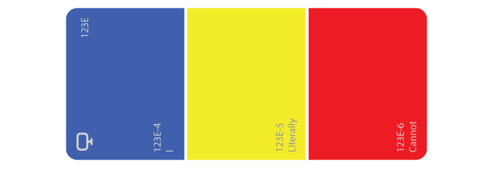 triadic colors paint chip