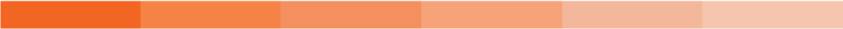 orange monochromatic palette