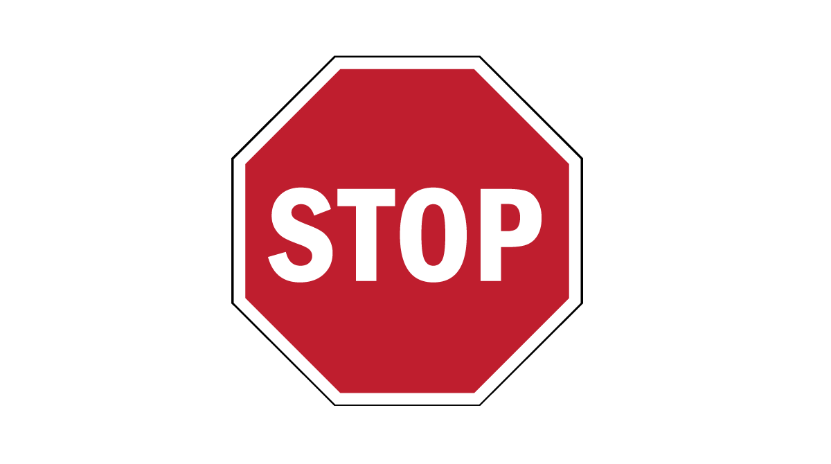 stop sign