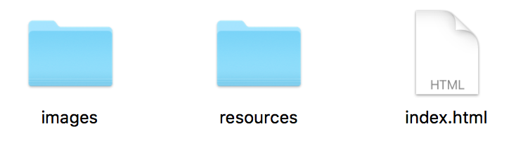 an image showing 2 folders and a file