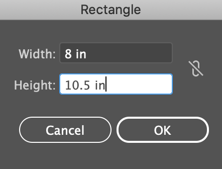 Width: 8 in, Height: 10.5 in