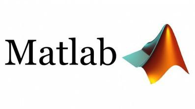 MATLAB logo with its name 