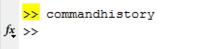 shortcut to access MATLAB command history