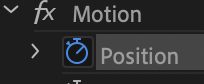 toggle animation icon within the Effect Control panel to add a keyframe