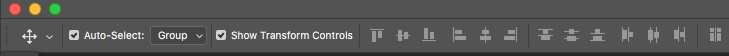 Screen capture of the Photoshop toolbar