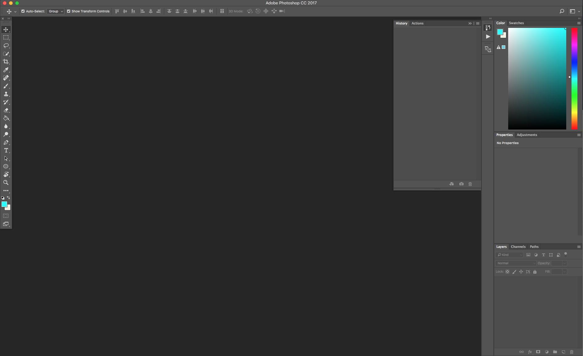 A full screenshot of Adobe Photoshop