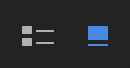 List vs. Icon View buttons