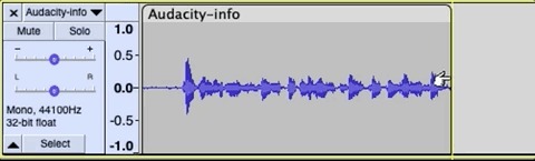 image showing how to trim an audio clip