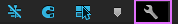Source Monitor settings icon