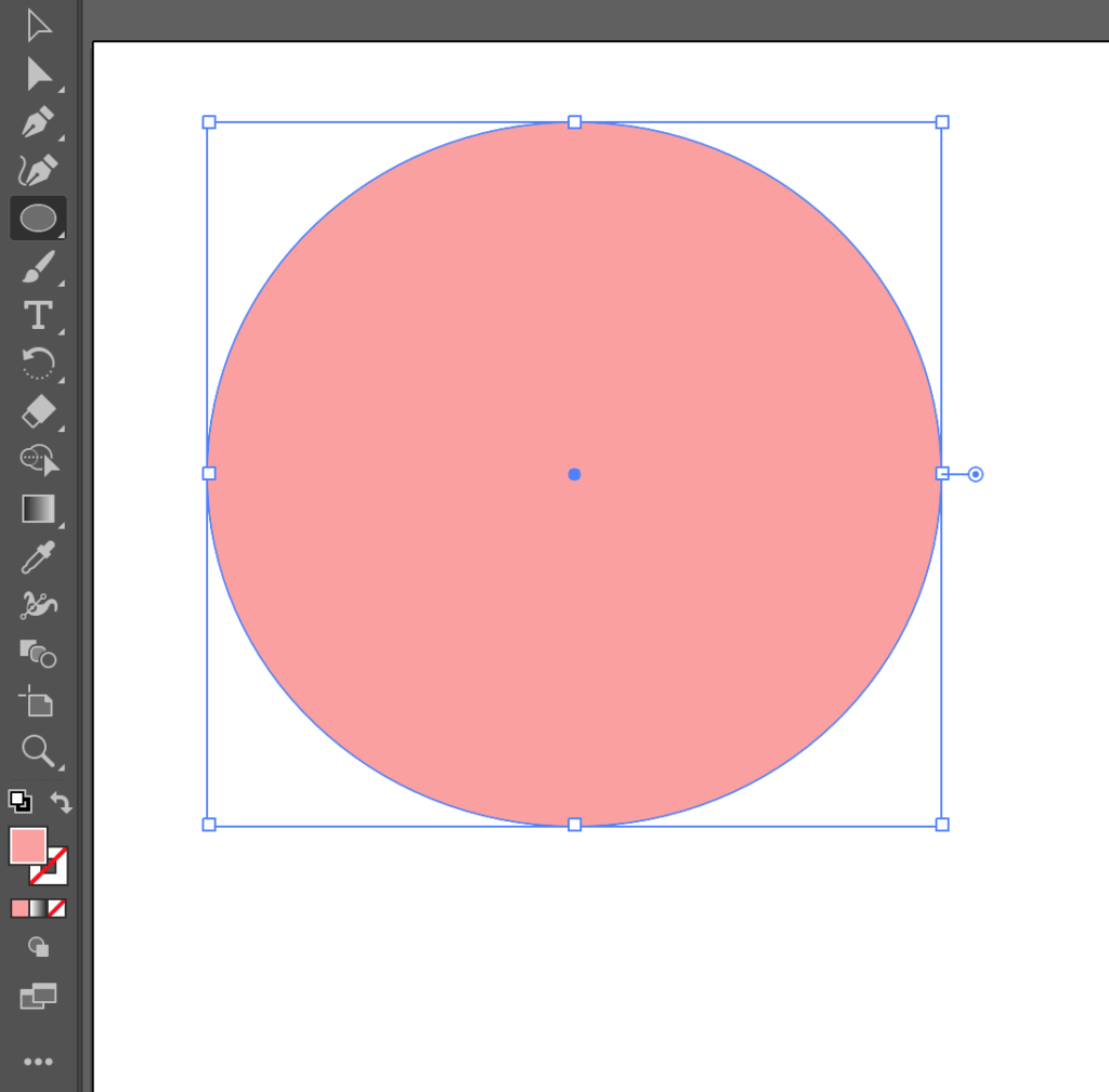 Pink circle shape