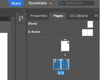 gif of moving a page within the pages panel