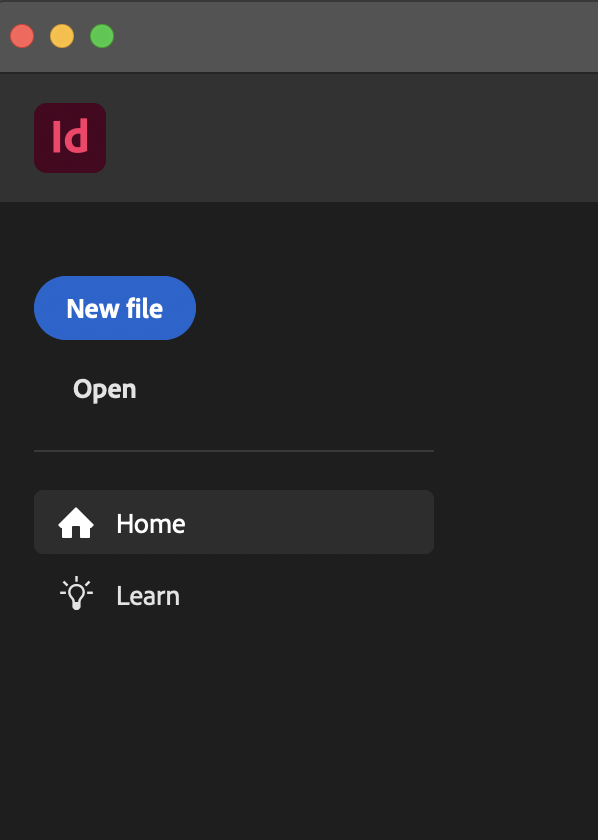 new file blue button