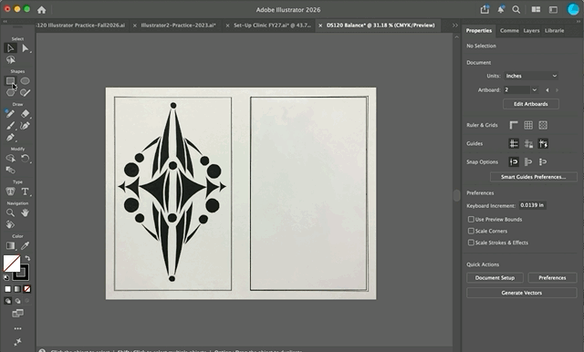 gif showing the process of how to apply a clipping mask