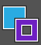 Icon to select the Fill or Stroke in Illustrator